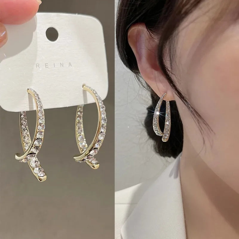 Fish Tail Stud Earrings